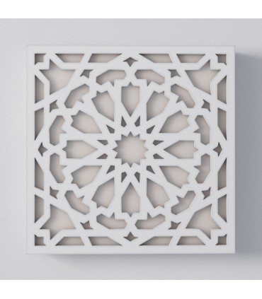Plafón o Aplique Madera - Modelo Alhambra