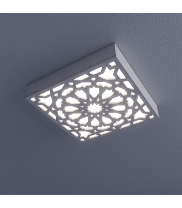 Plafón o Aplique Madera - Modelo Alhambra