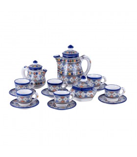Juego de Té Cerámica Fes -  Cafetera Lechera - Modelo Handasa