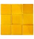 Azulejo Zellige Marruecos - 10 x 10 cm AMARILLO MIEL