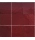 Moroccan Zellige tile - 10 x 10 cm GARNET