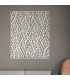 Celosía Madera Blanca - Diseño Otoño - 100 x 80 cm