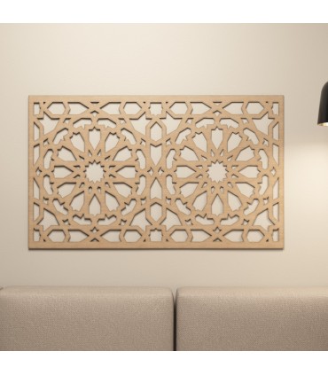 Celosia Árabe 100cm x 60cm - Diseño Alhambra