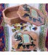 Green Onyx Octogonal Box - Elephant Design - NEW