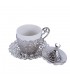 Türkische Tee- oder Kaffeetasse und Untertasse - Kahua-Modell