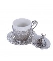 Taza y Platito Té o Café Turco - Modelo Kahua