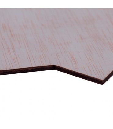 Estrella De Madera - 8 Puntas - 4 mm Grosor - Medidas personalizadas