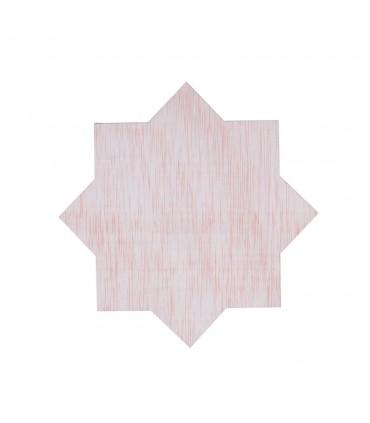 Estrella De Madera - 8 Puntas - 4 mm Grosor - Medidas personalizadas