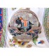 Set de 6 sous-verres Qu'onyx peint - plusieurs modèles - nouveau