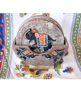 Set 6 Coasters Pintados Onix - Various Models - NEW