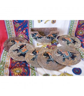 Set 6 Coasters Pintados Onix - Various Models - NEW