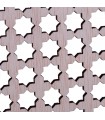 Reticolo di legno tagliato al laser - Geometrico andaluso - Modello Nafida - 100 x 60 cm
