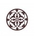 Wooden Coasters - Geometric Motifs - 8.3 cm Diameter Assorted Models