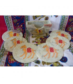 Set 6 Coasters Pintados Onix - Various Models - NEW