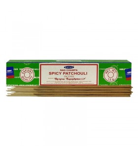 Incenso in stick di Patchouli Intenso - Patchouli Speziato - Nag Champa - Satya - 15gr