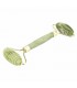 Rouleau de pierre de jade lisse + rugueux - Anti-rides - Circulation sanguine - Masseur