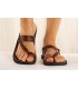 Sandalia Piel Unisex - Cuero Trenzado - Varias Tallas  - Calidad