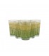 Juego 6 Vasos Te Grande Árabes - Té Moruno Marroqui - Especial Té - Modelo FATH