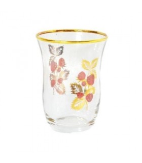 Juego de 12 Vasos de Té Turquía - Tés Turco - Modelo Wardi