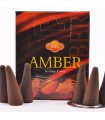 Amber Aromatic Incense Cones - Sac - 10 Cones