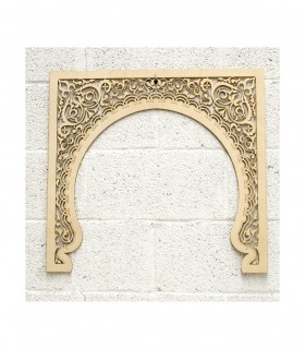 Celosía Madera modelo Puerta Mekness