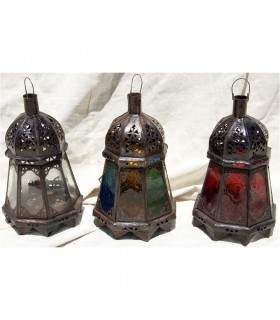 Octagonal Lighthouse Candle Lantern - Various Colors - NEW