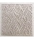 Weißes Holzgitter - Herbstdesign - 120 x 120 cm