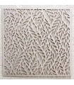 Celosía Madera Blanca - Diseño Otoño - 120 x 120 cm