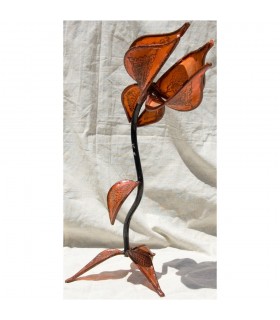Lampara Piel - Flor Grande - Varios Colores - NOVEDAD