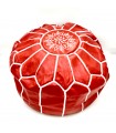 Puff marocchino 100% pelle - Fatto a mano - Imbottitura no inclusa - Modello Nafkha