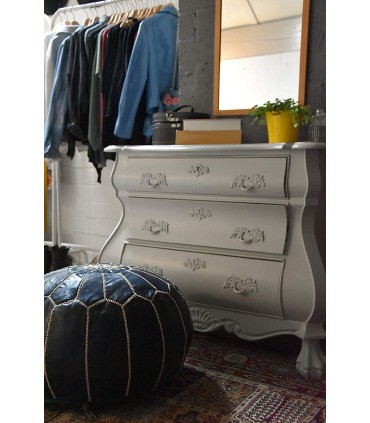 Puff marocchino 100% pelle - Fatto a mano - Imbottitura no inclusa - Modello Nafkha