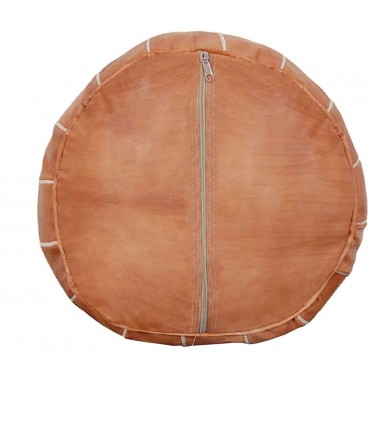 Puff marocchino 100% pelle - Fatto a mano - Imbottitura no inclusa - Modello Nafkha