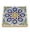 Azulejo Andalusí - Zellige Mosaico Nazari - Multicolor - 15x15 cm - Artesanal - Modelo 74