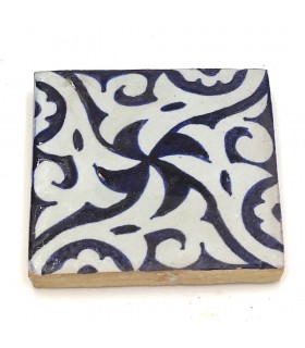 Azulejo Andalusí - Zellige Mosaico Nazari - 10 x 10cm - Artesanal - Modelo 75