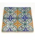 Azulejo Andalusí - Zellige Mosaico Nazari - 10 x 10cm - Artesanal - Modelo 76