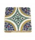 Azulejo Andaluz - Mosaico Nazari - 10 cm - Feito à Mão - Modelo 77