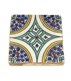 Andalusische Fliese - Nazari Mosaik - 10 cm - Handgefertigt - Modell 77
