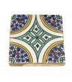 Mattonella andalusa - Mosaico Nazari - 10 cm - Fatto a mano - Modello 77