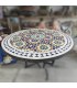 Mesa Jardín Mosaico Andalusí - Zelige Azulejos Fez - Modelo Granaita
