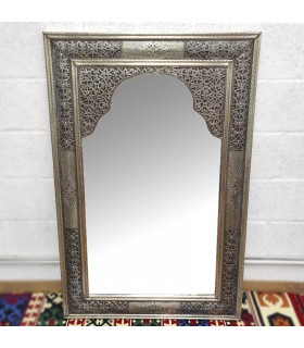 Miroir Métal Décoration Andalouse - Artisanat Marocain -  Modèle Arrayan