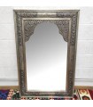 Miroir Métal Décoration Andalouse - Artisanat Marocain -  Modèle Arrayan