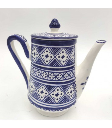 Juego set de Té Cerámica de Fez - Pintado artesanalmente - Modelo Sahn