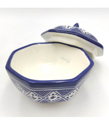 Juego set de Té Cerámica de Fez - Pintado artesanalmente - Modelo Sahn