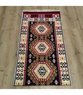 Tapeçaria de carpete do corredor turco - Cores vivas - Decoração para casa - Modelo Mamarun