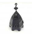 Farol Mini Hexagonal de Hierro para Vela  - Forja Calada - 19 cm