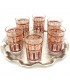 Juego 6 Vasos Te Grande Árabes - Té Moruno Marroqui - Especial Té - Modelo FATH
