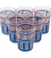 Juego 6 Vasos Te Grande Árabes - Té Moruno Marroqui - Especial Té - Modelo FATH