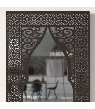 Espelho de parede - Decoração Árabe - Modelo JAMIL