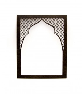 Arabic Lattice Frame - Wood - BAB LOTUS Model