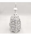 Hexagonal Lamp Lantern - Garden or Terrace - Moroccan Crafts - Saruj Abiad Model